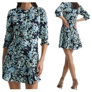 Reiss Annie Floral A-line Mini Dress Size 4